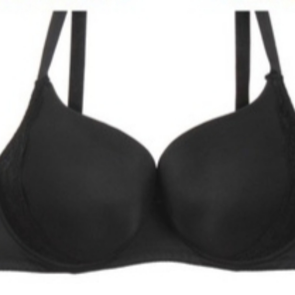 38DDD Sexy and Gorgeous Black with Black Lace NWT